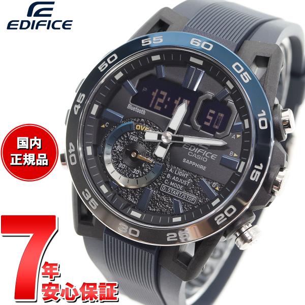 カシオ エディフィス 腕時計 メンズ ECB-40YNP-1AJF Nighttime Drive ...