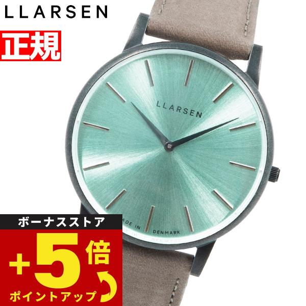 倍々+5倍！最大ポイント30倍！6月5日！エルラーセン LLARSEN 腕時計 メンズ エコレザー ...