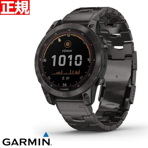 【特価販売】ガーミン GARMIN fenix 7 Dual Power フェニックス スマートウォ...