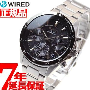 本日限定！エントリーで最大ポイント+5倍！ ワイアード WIRED ソーラー 腕時計 メンズ AGAD087 セイコー