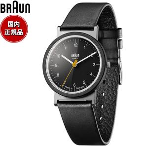 倍々+5倍！最大ポイント26倍！本日限定！【6月から値上！】BRAUN ブラウン アナログ 腕時計 AW10 復刻 ドイツ製 ブラック レザー｜neel