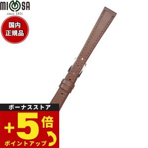 倍々+5倍！最大ポイント26倍！本日限定！ミモザ MIMOSA 腕時計 替えバンド ベルト レディース Eカーフ カーフ 10mm ダークブラウン/シルバー 時計 牛革｜neel