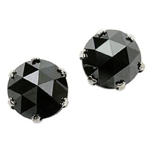 倍々+5倍！最大ポイント30倍！5月5日！ブラックダイヤモンド ピアス 0.3カラット 0.3ct プラチナ DAPE12PKNC UGL鑑別カード付｜neel