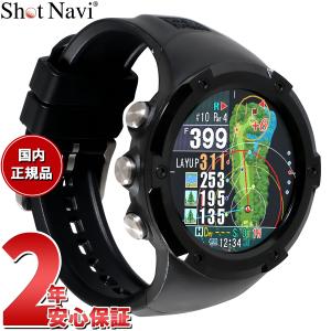 ショットナビ Shot Navi Evolve G2 エボルブ G2 腕時計型 タッチパネル ゴルフ ナビ GPS 距離計測器 ブラック
