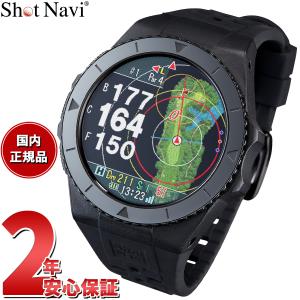 ショットナビ Shot Navi EXCEEDS エクシード 腕時計型 GPS ゴルフナビ 距離測定器 距離計測器 ブラック｜neelセレクトショップ Yahoo!店