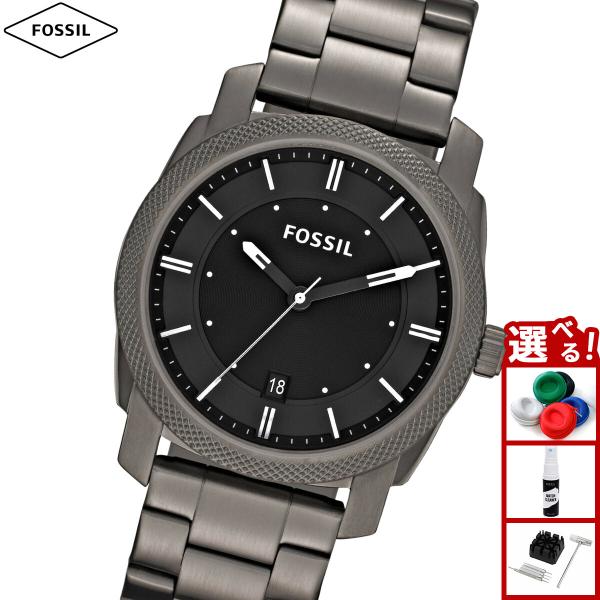 フォッシル FOSSIL 腕時計 メンズ MACHINE スモーク ステンレススチールウォッチ FS...