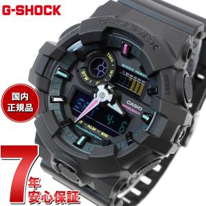 Gショック G-SHOCK アナデジ 限定モデル 腕時計 メンズ GA-700MF-1AJF Multi Fluorescent color ジーショック｜neel