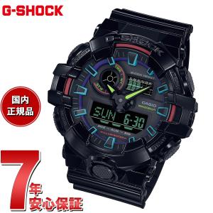 店内 Gショック G-SHOCK 限定モデル 腕時計 メンズ GA-700RGB-1AJF Virtual Rainbow:Gamer’s RGB ジーショック