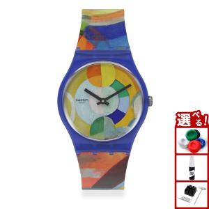 swatch スウォッチ 腕時計 アートコラボ GENT CAROUSEL BY ROBERT DE...