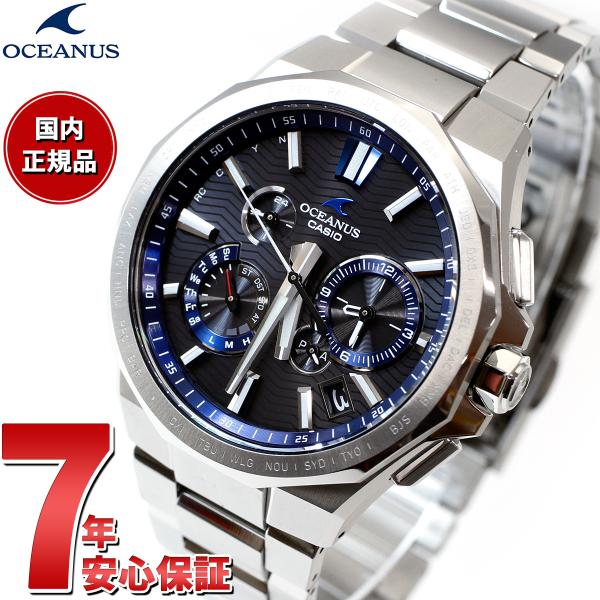 （豪華おまけ有） オシアナス 電波ソーラー 腕時計 メンズ OCW-T6000-1AJF カシオ C...