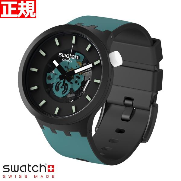 swatch スウォッチ 腕時計 オリジナルズ ブラック BIG BOLD BIOCERAMIC T...