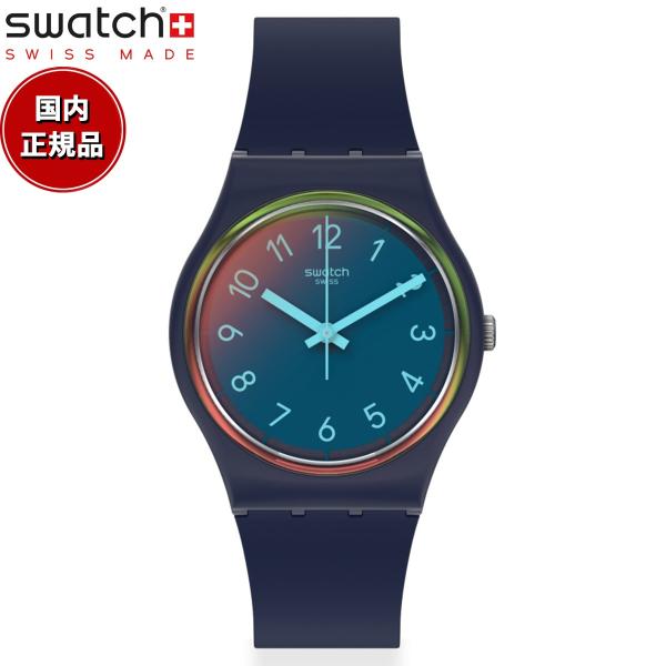 swatch スウォッチ 腕時計 メンズ レディース オリジナルズ ジェント ラ・ナイト・ブルー S...