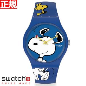swatch スウォッチ PEANUTS ピーナッツ コラボ スヌーピー ウッドストック 腕時計 メンズ レディース SO29Z106