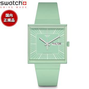 swatch スウォッチ 腕時計 メンズ レディース オリジナルズ バイオセラミック WHAT IF...MINT? SO34G701｜neel