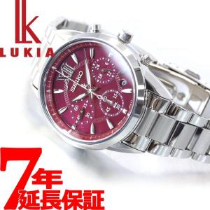 ルキア セイコー ソーラー クロノグラフ 腕時計 レディース SSVS039