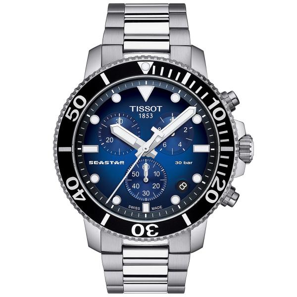 ティソ TISSOT 腕時計 メンズ シースター 1000 クロノグラフ T120.417.11.0...