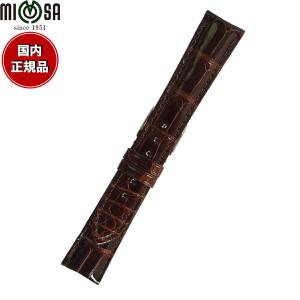 ミモザ（MIMOSA） 腕時計 替えバンド ベルト メンズ クロコマット