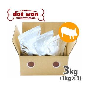 倍々+5倍！最大ポイント26倍！本日限定！ドットわん 豚ごはん 3kg（ドットわん）（ドットわん DOTWAN 国産 無添加）｜neelcat