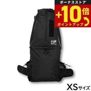 GEWALK（ジウォーク） K9 スポーツサック ナビゲート XS ブラック ペット用リュックサック キャリーバッグ