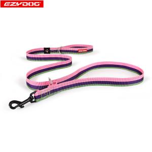 倍々+5倍！最大ポイント26倍！本日限定！イージードッグ EZYDOG ヴァリオ4 バブルガム 多用途リード 長さ変更 ハーフチョーク 中型犬 大型犬用｜neeldog