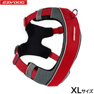 倍々+5倍！最大ポイント26倍！本日限定！イージードッグ EZYDOG エックスリンクハーネス XL レッド 胴輪 大型犬 トレーニング｜neeldog