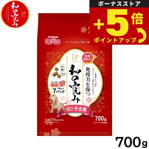 倍々+5倍！最大ポイント26倍！本日限定！ペットライン JPスタイル ドッグフード 和の究み 小粒 ...