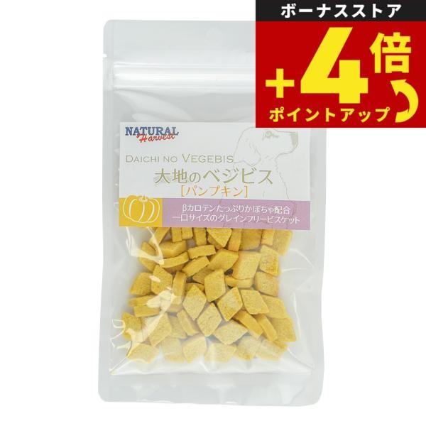 ナチュラルハーベスト 犬用おやつ 大地のベジビス パンプキン 45g