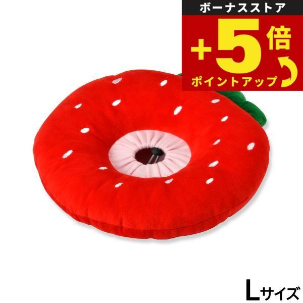 倍々+5倍！最大ポイント26倍！本日限定！Solgra いちご ペリーブカラークッション L レッド...