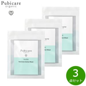 Pubicare organic フェミニン コットンシート クールミント 5枚入り×3点｜neelhealth