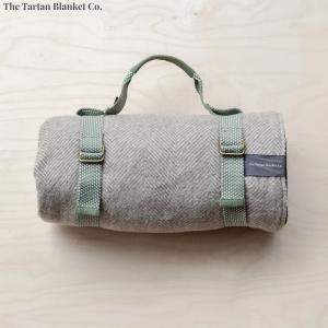 The Tartan Blanket Co. リサイクルピクニックキャリア オリーブ｜neelhealth