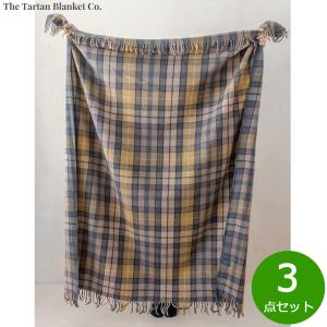 The Tartan Blanket Co. フルブランケット ブキャナンナチュラル 3点セット｜neelhealth
