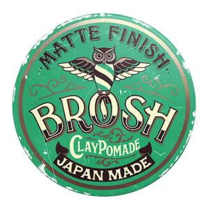 BROSH POMADE　ブロッシュ　クレイポマード　120g×2 ?w? ブロッシュ クレイポマード 120g 水性 整髪料 BROSH CLAY POMADE