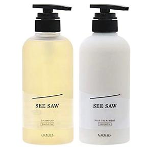 ルベル シーソー スムース シャンプー&amp;トリートメント 500ml セット LebeL SEE SAW