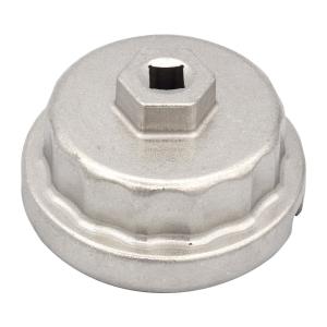 オイルフィルターレンチ カップ形 64mm 14角 差込角9.5mm