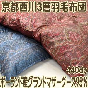 西川（nishikawa） 羽毛布団 京都西川 三層 ダブルフェイス 95