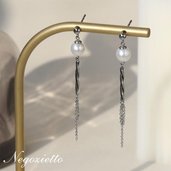 ピアス 金属アレルギー対応 セカンドピアス 誕生日 プレゼント ステンレス316L キャッチ 淡水パ...