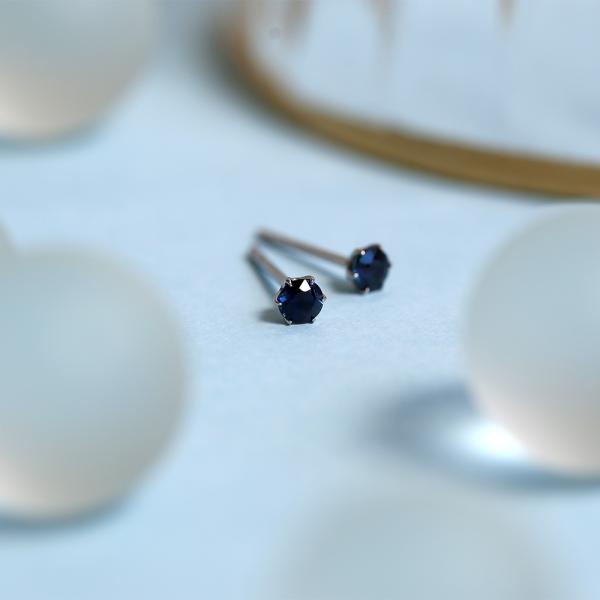 ピアス 金属アレルギー対応 セカンドピアス 誕生日 プレゼント ステンレス316L キャッチ サファ...