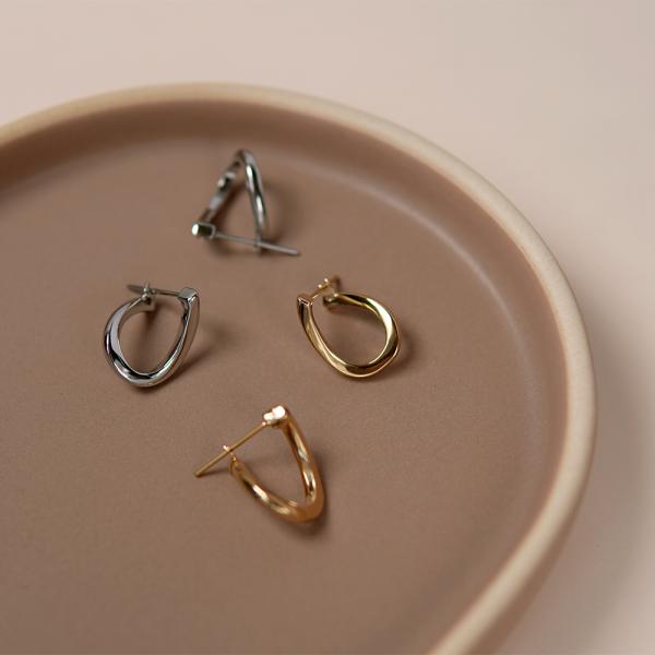 ピアス 金属アレルギー対応 セカンドピアス 誕生日 プレゼント ステンレス316L スナップ 遮断機...