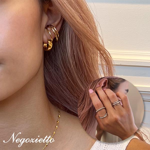 イヤーカフ 金属アレルギー対応 誕生日 プレゼント ステンレス304[片耳販売]