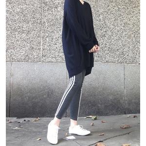 サイドライン パンツ レギンス レディース ス...の詳細画像5
