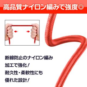 3in1 充電ケーブル iphone タイプC...の詳細画像2