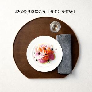 半月盆 39cm 半月盆リバーシブル お盆 木...の詳細画像2