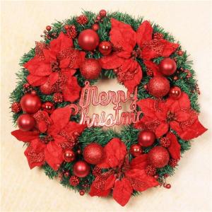 クリスマスリース クリスマス飾り 花 ギフト ...の詳細画像3