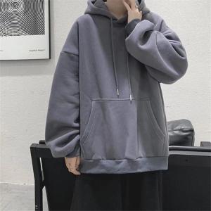 人気商品 パーカー メンズ 無地 袖ライン 運...の詳細画像2