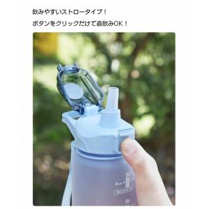 水筒 1リットル 目盛り付き 子供 大容量 ウ...の詳細画像3