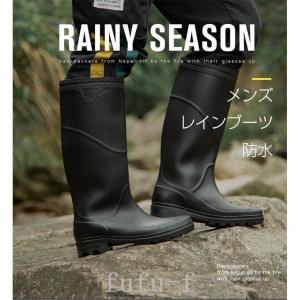 コスパ最高 メンズブーツレインブーツラバーブー...の詳細画像1