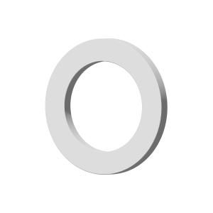 ステンレス 平ワッシャー M12用 (内径12.5mm 外径43mm 厚さ2.5mm 2個入