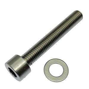 ステンレス 六角 ボルト M7-ピッチ1.0 x 長さ40mm ワッシャー付 ステンレス 六角 ボルト M7-ピッチ1.0 x 長さ40mm ワッシャー付