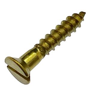 こだわり真鍮マイナス木ネジ 6×15mm (フラット) 50本 : KQLFT TOOLS