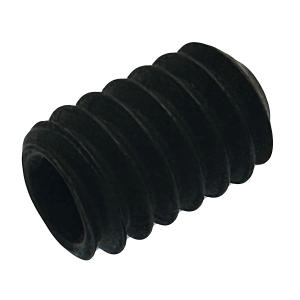 ホーローセット クボミ先 UNC 1/4-20山 × 長さ 5/8インチ 2個入 鉄 黒